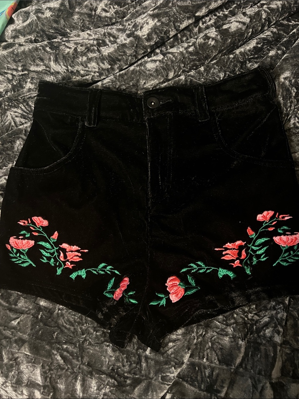 Iron Fist Kind of a Freak Velvet Shorts NWT size Small